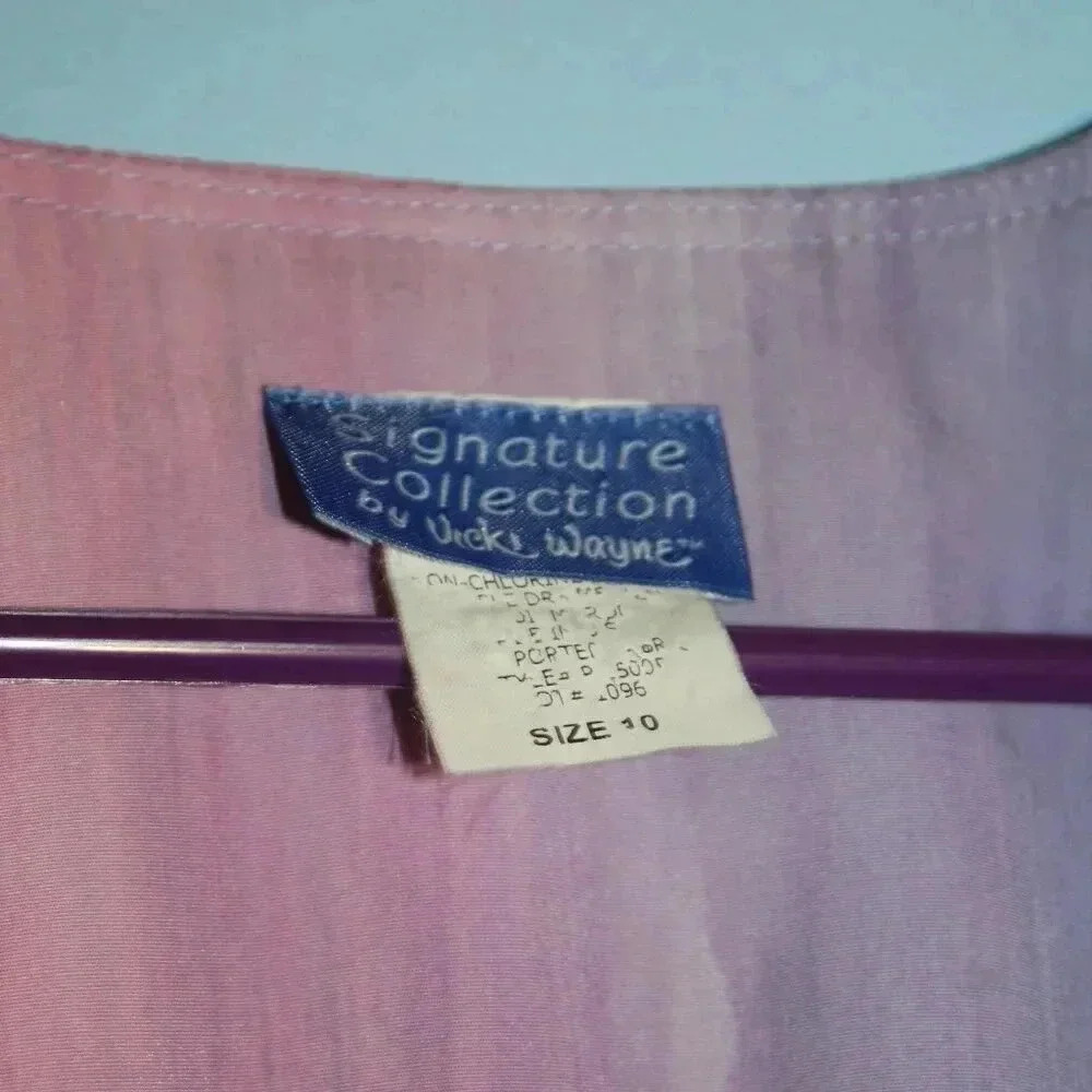 Vintage Vicki Wayne Pastel Open Front Blazer - Picture 6 of 13